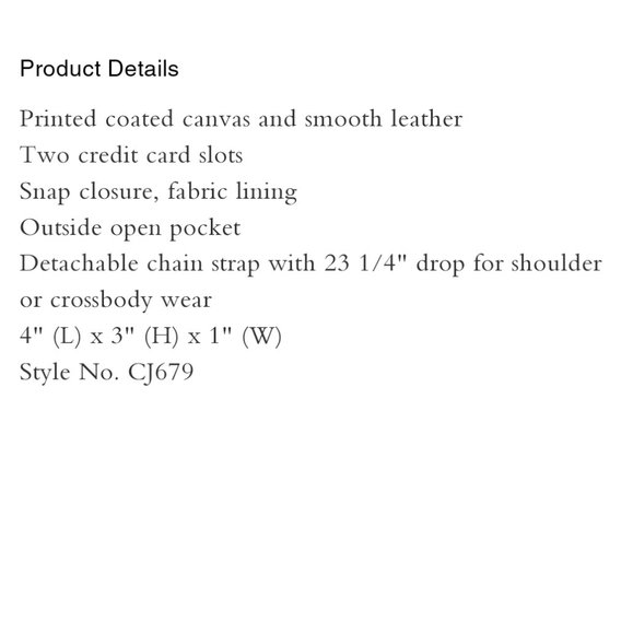 👀50% OFF - NWT‼️Coach Houndstooth Mini Wallet w/ Chain & Loop Bag Charm Set - Picture 8 of 13